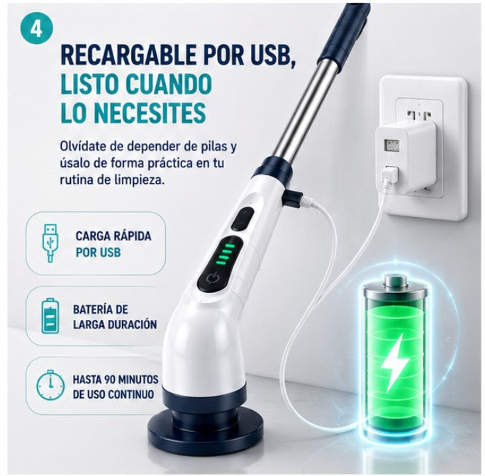 Cepillo Eléctrico de Limpieza 9 en 1