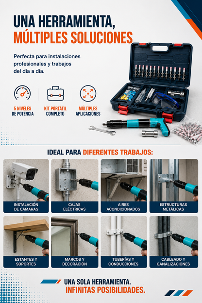 Pistola Remachadora Ultima Generación