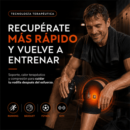 Rodillera Térmica USB 3 Niveles + Compresión