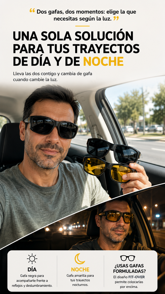 Gafas Especialidades de conduccion FK16-62    2 X 1
